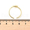 Ocean Styles Brass Cuff Rings for Women RJEW-F184-12G-5