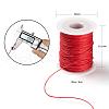 2 Roll Red & Green Waxed Cotton Thread Cords YC-LS0001-01-3