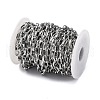 304 Stainless Steel Textured Cable Chains STAS-P386-10P-3