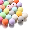 Frosted Opaque Acrylic Beads OACR-S071-03C-1
