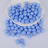 Round Silicone Focal Beads SI-JX0046A-105-1