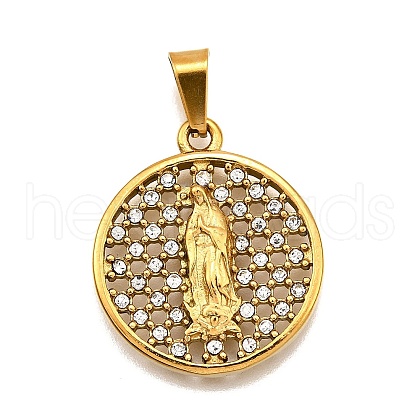 304 Stainless Steel Pendants STAS-B086-09H-G-1
