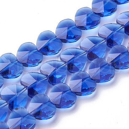 Transparent Glass Beads GLAA-Q066-14mm-A07-1