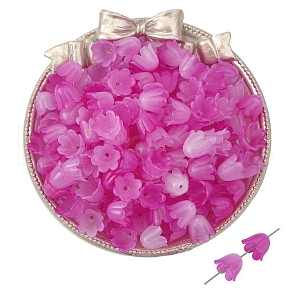 100Pcs Acrylic Bead Caps PW-WGF2E45-07-1
