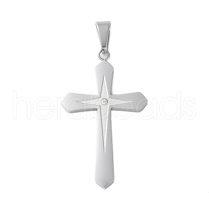 304 Stainless Steel Pendants STAS-G346-37P-1