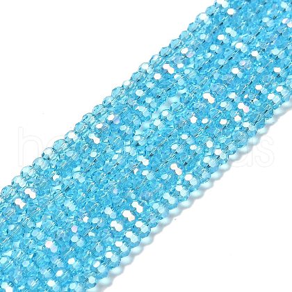 Transparent Glass Beads EGLA-A035-T3mm-B08-1