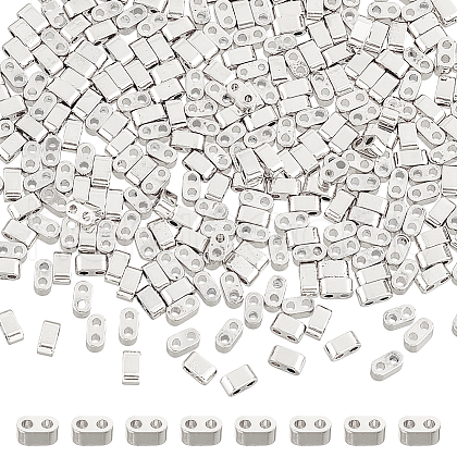 DICOSMETIC 300Pcs Electroplated Non-magnetic Synthetic Hematite Beads G-DC0001-45S-1