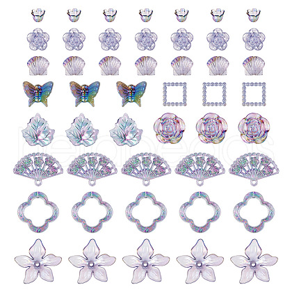 DIY Resin Beads & Pendants Jeweley Making Finding Kits RESI-TAC0011-78C-1