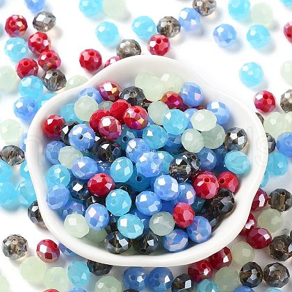Glass Beads EGLA-A034-LM8mm-49-1