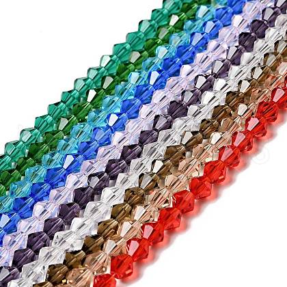 Imitation Austrian Crystal 5301 Bicone Beads GLAA-S026-6mm-M-1