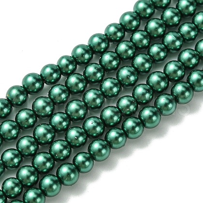 Grade A Glass Pearl Beads HY-J001-4mm-HX096-1