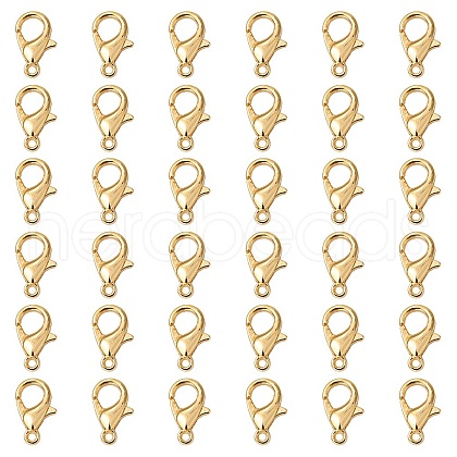 Zinc Alloy Lobster Claw Clasps FIND-FS0001-75G-1