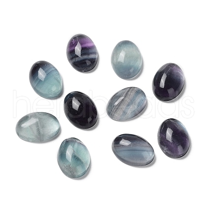 Natural Fluorite Cabochons G-H288-01D-1
