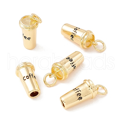 Mother's Day Brass Pendants X-KK-P217-18G-1