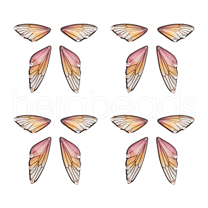 Transparent Resin Crystal AB Rhinestone Pendants Set RESI-TAC0002-46A-1