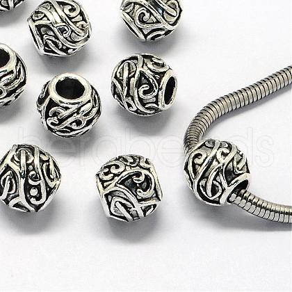 Alloy European Beads PALLOY-S079-126AS-1