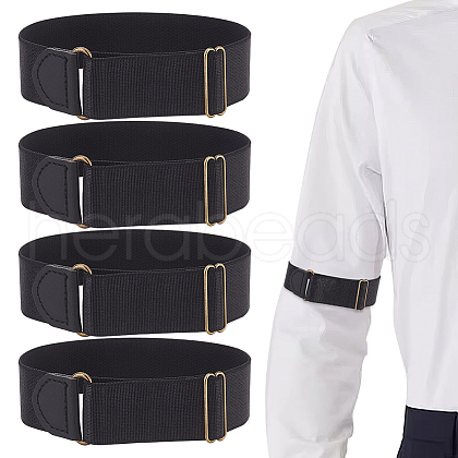 Nylon Non Slip Shirt Sleeve Holders AJEW-WH0314-419-1