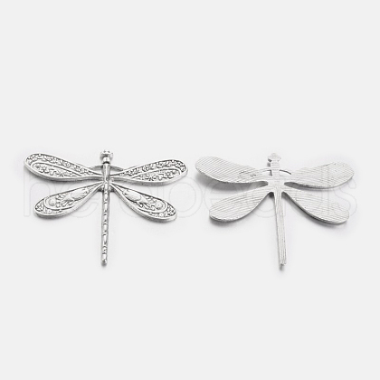 Tibetan Style Alloy Pendants TIBEP-38X49-AS-1