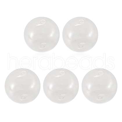 Handmade Two Holes Blown Glass Globe Beads BLOW-TA0001-02B-1
