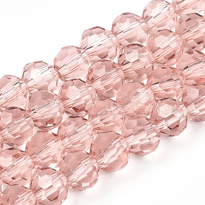 Glass Beads Strands EGLA-J042-6mm-23-1