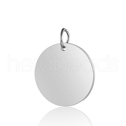 Anti-Tarnish 304 Stainless Steel Pendants STAS-I311-06P-1