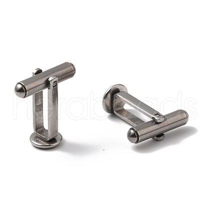 304 Stainless Steel Cuff Buttons STAS-L262-39A-P-1
