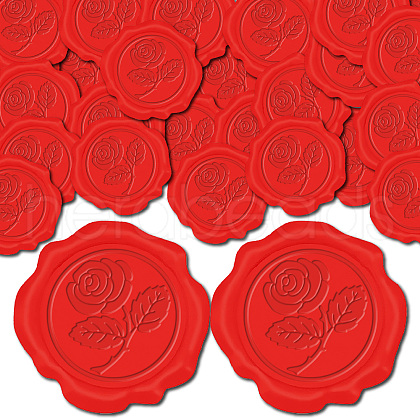 CRASPIRE Adhesive Wax Seal Stickers DIY-CP0010-69D-1
