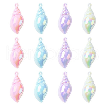 20Pcs 4 Colors Acrylic Pendants SACR-CJ0001-40-1
