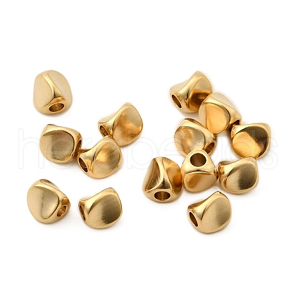 Brass Spacer Beads KK-O133-008G-1