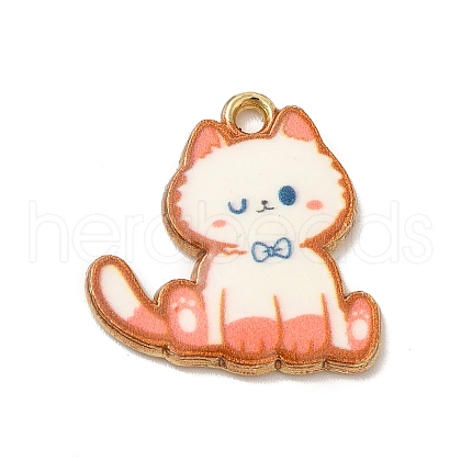 Printed Alloy Pendants ENAM-A143-05LG-02-1