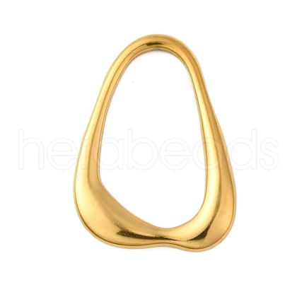 304 Stainless Steel Pendants STAS-V012-02G-1