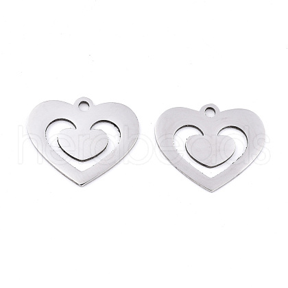 Non-Tarnish 201 Stainless Steel Pendants STAS-S081-071-1