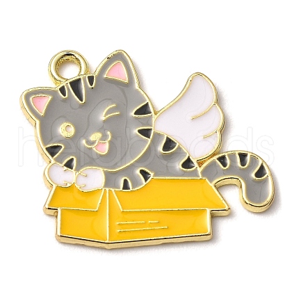 Zinc Alloy Enamel Pendants ENAM-Z005-01A-G-1