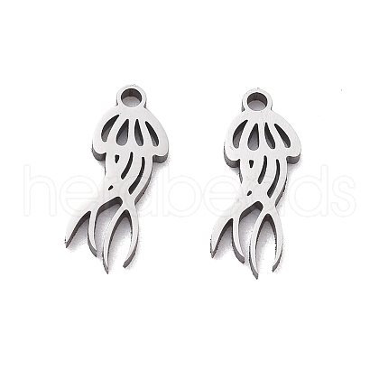 201 Stainless Steel Charms STAS-V001-09-1