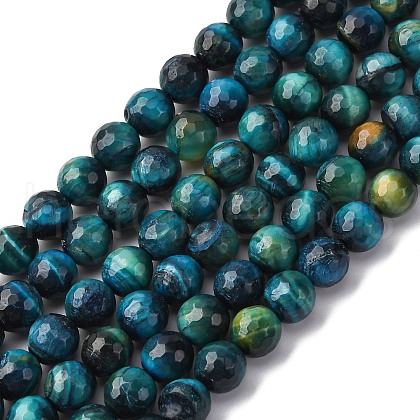 Natural Tiger Eye Beads Strands G-M445-A01-02-1