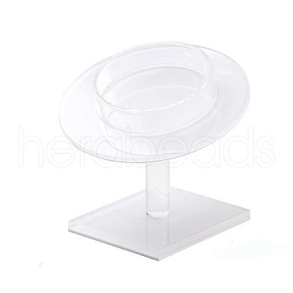 Organic Glass Single Bracelet Display Riser Stands BDIS-Q027-02-1