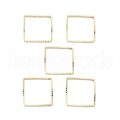 Brass Beads Frames KK-M288-01G-E-1