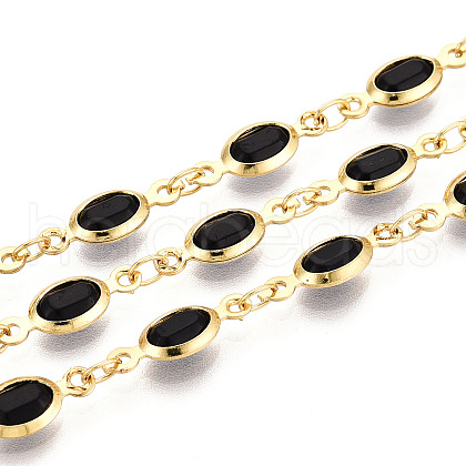 Brass Oval Link Chains CHC-N023-04D-G-1