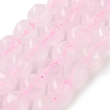 Natural Rose Quartz Beads Strands G-NH0021-A21-02-1