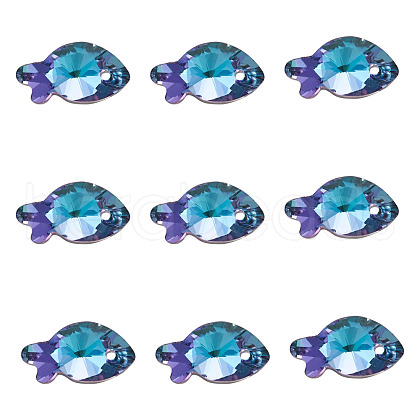 K9 Glass Rhinestone Pendants X-GLAA-TA001-004-1