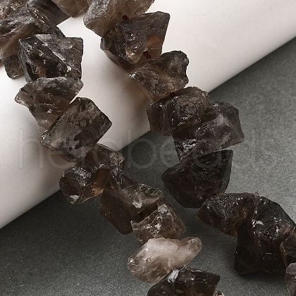Natural Smoky Quartz Beads Strands G-I283-F13-1