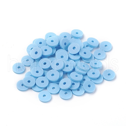 Handmade Polymer Clay Beads CLAY-R067-6.0mm-B36-1