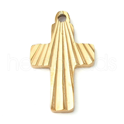 Ion Plating(IP) 304 Stainless Steel Pendants STAS-D025-02G-01-1