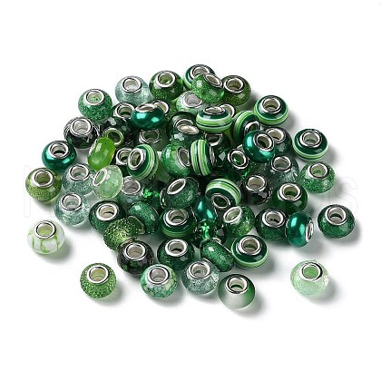 Resin European Beads RESI-G080-01B-1