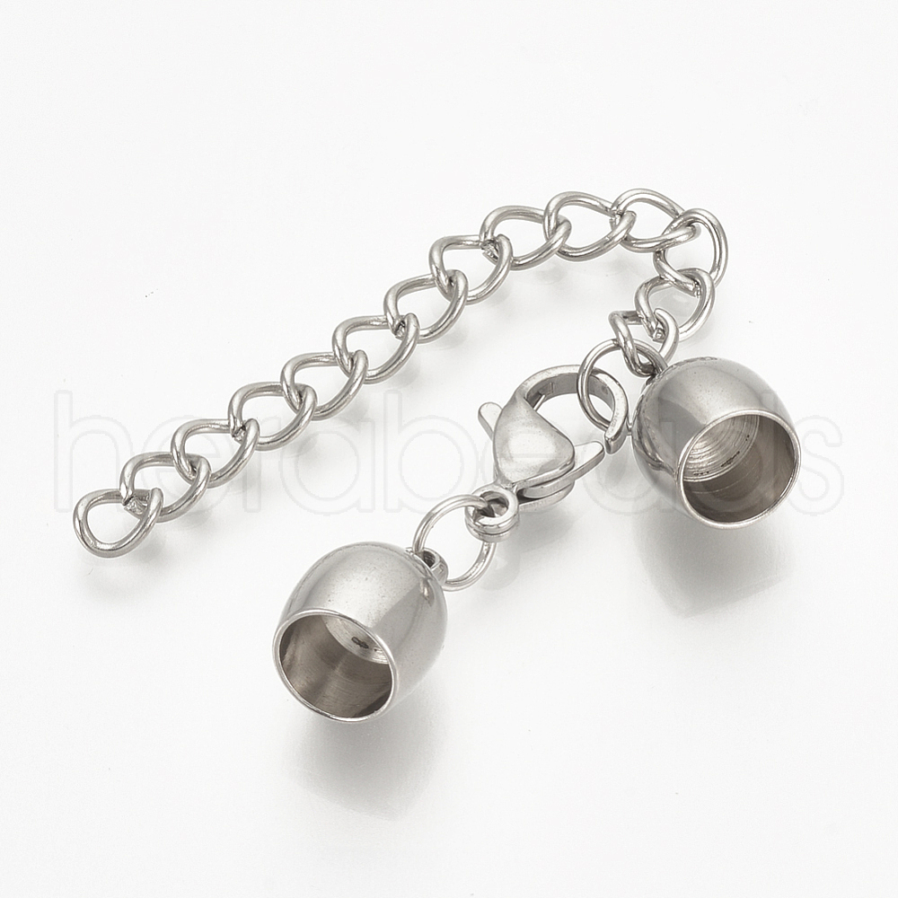 Wholesale 1 Set 201 Stainless Steel Chain Extender for Handcrafted