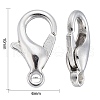Zinc Alloy Lobster Claw Clasps E103-P-NF-3