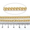 Oxidation Aluminum Diamond Cut Faceted Curb Chains CHA-H001-17KCG-3