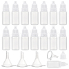  100Pcs Plastic Eye Dropper Bottles MRMJ-NB0001-25-1
