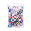 Acrylic & Resin & Polymer Clay Rhinestone European Beads FPDL-S015-04G-6