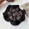 Retro Leopard Print Cloth Elastic Hair Accessories KF6386-5